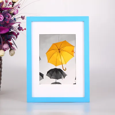 Modern Simple Style A4 Picture Frame Real Wood Wall Hanging Photo Frame Poster Decoration Home Decor from Shandong China