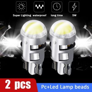 2pcs T10 Led Signal Lamp Car Bulb W5W 194 168 SMD 3030 Led Reading Interior Lamps Clearance Backup Reverse Lights Fog Lights