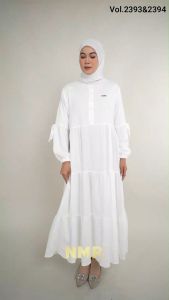 NMR Midi Dress Linen Crespo Vol 2393