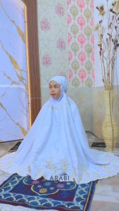 Mukena Bordir Safwa: Mukena Jumbo & Lembut untuk Semua Kalangan