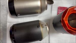 51mm Universal Motorcycle GP Exhaust With stickers and DB killer Carbon Fiber for Yamaha z900 R6 S1000RR S1000XR Escape Muffler