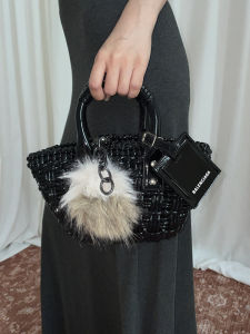 Korean Style Y2K Plush Bag Charm Versatile Keychain Mobile Phone Accessory Can Be Used as a Necklace Fall 2025 Collection