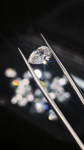 Messi Jewelry Melee Pear Cut Lab Grown Diamond 2X3mm - 5X7mm DEF VS