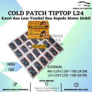 Cold Patch Tip Top M48/L24 Lem Karet Tambal Ban Sepeda Motor Mobil