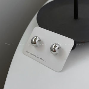 S925 Silver Needle Metal C-Shaped Earrings Womens Elegant Design Cold Style Ear Jewelry 2025 New Fashion Trend