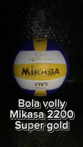 FLASHSALE ! Bola Voli Volly MIKASA MV2200 SUPER GOLD Gratis Pompa - Bola Volley - Bola Volley Original - Bola Voli Dewasa - Bola Voli berkualitas
