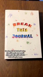 Nhật Ký Phá Phách Break This Journal - Sổ Tay Tương Tác Sáng Tạo Thể Hiện Cá Tính Phá Bỏ Giới Hạn