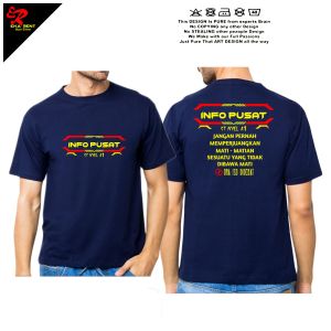 Kaos Info Pusat ST NYEL A1 Ora Iso Didebat Lengan Pendek