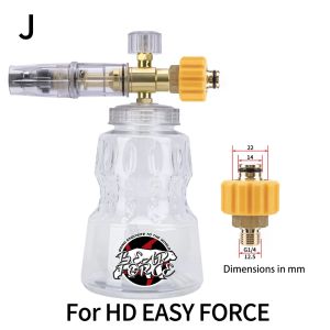 BEAR FORCE | Pressure Washer Aluminum Foam Lance Foam Nozzle Car Wash Foam Maker for Karcher Elitech Bort AR Bosch Michelin Pressure Washer