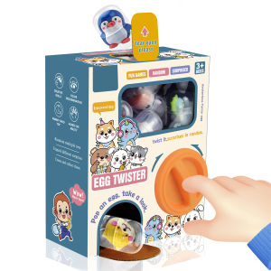 Popular Kids Toys Gachapon Machines with 6pcs Random Capsule Toys Egg Twisting Machine Cardboard Box Surprise Blind Box