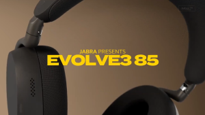 Jabra Evolve3 85 Over-Ear USB-A Wireless Bluetooth Headset with Mic and Wireless Charging Stand Adaptive ANC | AI Call