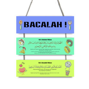 Hiasan Dinding PWT01 DOA SEBELUM MAKAN 3 Susun