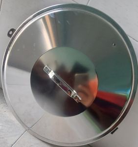 Nắp bồn nước đứng 1500L inox 304 Sơn Hà đường kính 42cm có pát gài tránh gió bay chính hãng