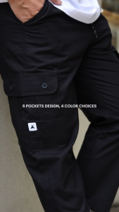 ANCSTR Celana Panjang Pria Linen - Ankle Cargo