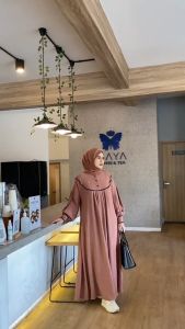 GAMIS DENAI MAXY JUMBO-GAMIS DRESS KRINGKLE BUSUI TERBARU / DENAI ABAYA CRINKLE