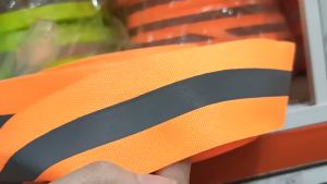 Cuộn dây phản quang vải màu xanh lá cảnh báo