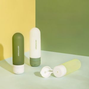 Silicone Travel Size Cosmetic Set Portable Shampoo Bath Gel Squeezer Empty Bottle Family Personal Care Cleaning Tools