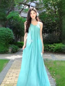 CHANGTONG | Beautiful Fashionable Sand Dress for Beach Wear