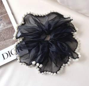 LRMS Ikat Rambut Wanita Ikat Scrunchie Mutiara Gaya Korea Import