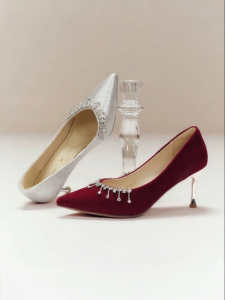 Reddragonfly | Red Beautiful Comfortable Wedding Shoes