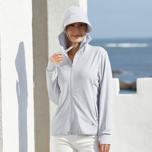 Jeanswest UV Protection Clothing Light Weight Breathable Ice Silk Womens Mens Summer New Style Fashionable Sun Protectionwear