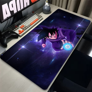 Bandai | Black Goku Mouse Pad DBZ Professional Game Playmat Stitch Edge Rubber Game Desk  Accessories Mousepad Dragon Ball Z Keyboard Mat