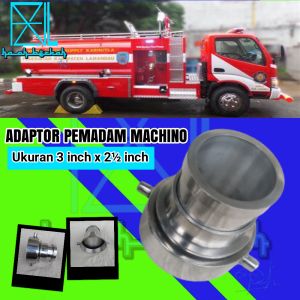 Adaptor Pemadam Machino Drat Dalam Male Cowo Ukuran 3inch x 2½inch