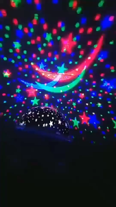 Romantic Star Projector Projector Colorful Rotate Babys Breath Applicable Easter Childrens Day Halloween Christmas Indoor Child Room Bedroom Living Room Party Wedding Birthday Party