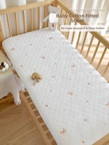 ANYOUBI | 6 Layer Gauze Cotton Baby Bed Skirt All Seasons
