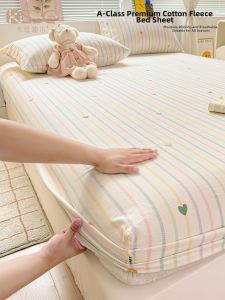 Kiss Dear | Thick Full Cotton Flannel Bed Mattress Protector