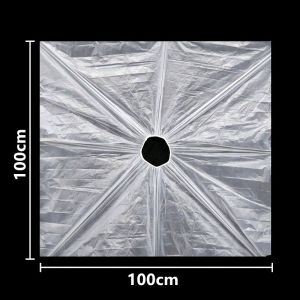 50pcs Disposable Perm Dyeing Hair Shawl Neck Roof Oil Barber Shop Special Waterproof Hair Salon Cut Bib Cloth Capes 100cmX100cm