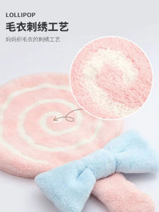 Thickened Quick-Dry Hanging Kitchen Towel Cute Cartoon Children Girls Bathroom Hand Towel Bamboo Fiber Household Cleaning Tool