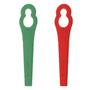 Welcomehome 100pcs Plastic Cutter Blades for Grass Trimmer Brushcutter Replacement Part