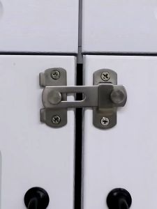 Slot Grendel Pintu Geser untuk Kunci Kost Rumah Stainless Steel 304 Set Lengkap Plus Baut