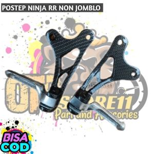Postep footstep power ninja rr step ninja rr non jomblo Karbon wtp khusus knalpot cobra step non jomblo ninja rr buat knalpot kobra