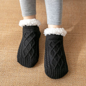 Feet Warmer Coral Fleece Socks Womens Winter Fantastic Foot Warming Appliance Sleep Wear Thick Fleece Anti-Cold Feet Home Floor Socks Men