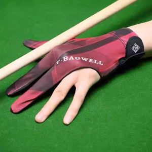 JYHOME | Light Blue Professional Right-Hand 3-Finger Snooker Glove