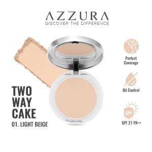AZZURA TWO WAY CAKE BEDAK FOUNDATION SPF 21 ORi 100%