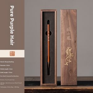 ZHANGXIAOFENG | High-Quality Customized Purple Goat Hair Calligraphy Brush Set for Calligraphy and Painting