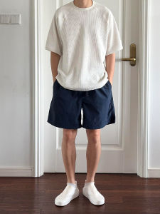 Cleanfit Ice Silk Sports Shorts Mens Summer Thin American Style Quick Dry Knee-Length Four-Piece Pants Breathable Casual Shorts