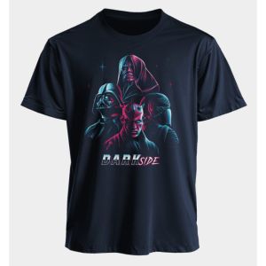 2025 Star Wars Peripheral Print Mens and Womens Crew Neck T-shirt American Summer Sports Loose and Comfortable Short Sleeves
