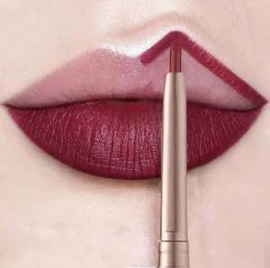Lip Liner Waterproof Long Lasting Fadeless Automatic Rotate Lip Pencil Nature Modified Female Hook Line Not Easy to Fade Beginner