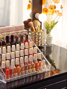 7-Layer Cosmetic Storage Rack Multi-Layer Nail Polish Display Nail Salon Stand