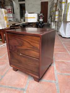 Tủ đầu giường gỗ mun