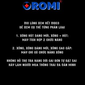 Máy Xông Khí Dung Và Hút Mũi 2 Trong 1 OROMI C28M - DÒNG MÁY XÔNG HÚT MŨI 2in1