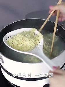Sendok Saringan Mie Serbaguna - Tirisan Dapur Tahan Panas - Saringan Dapur Serbaguna