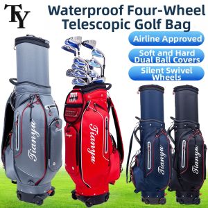 TY | Wheeled Extendable Golf Travel Bag with Brake