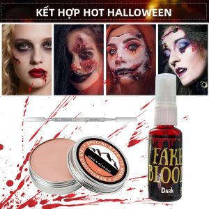 Bộ Trang Điểm SFX Cho Tiệc Hóa Trang Halloween - Bộ Sơn Mặt Và Body Với Chất Liệu Máu Giả Huyết Tương Giả Gel Máu Thực Tế Dành Cho Các Sự Kiện Theo Chủ Đề