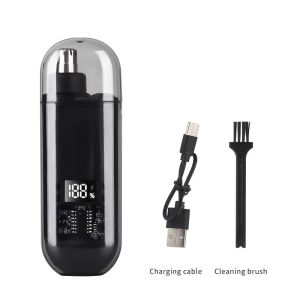 Nose Hair Trimmer Rechargeable Electric Nose Hair Remover Men Eyebrow Hair Shaving Razor Mini Pocket Portable Nose Hair Clipper