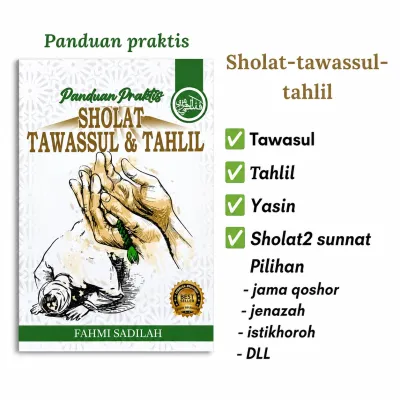 buku panduan tawassul praktistahlil dan shola2 sunnat (100%original)